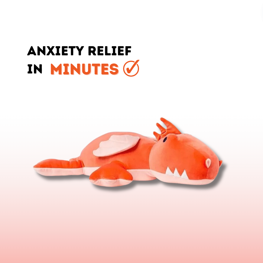 Weighted Stuffed Dinos - Anxiety Relief Plushes