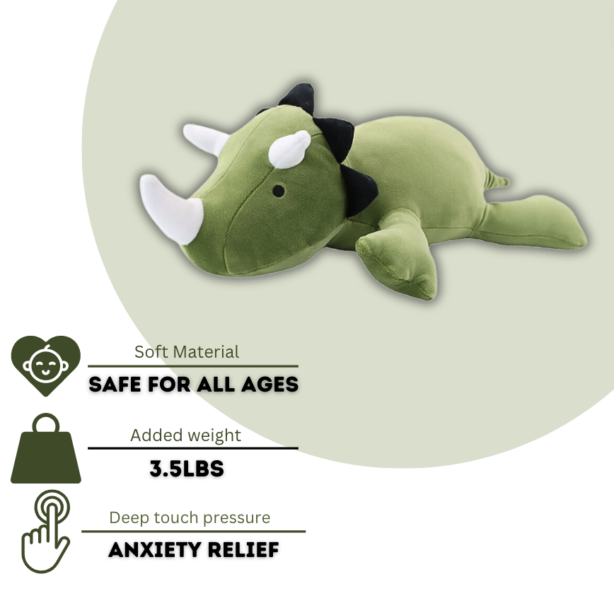 Weighted Stuffed Dinos - Anxiety Relief Plushes